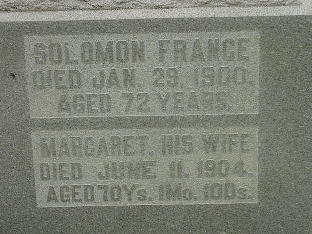 Solomon & Margaret France