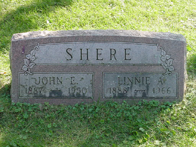 John E and Linnie A Shere