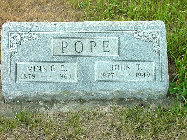 John & Minnie Pope