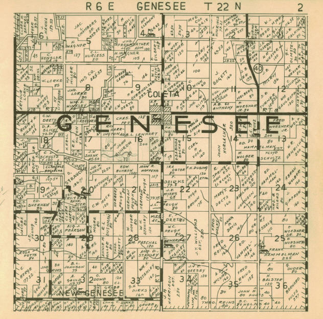 1936 Farm ownership atlas - Genesee
